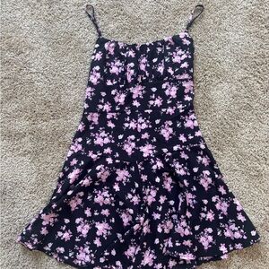 Floral Spaghetti Strap Dress